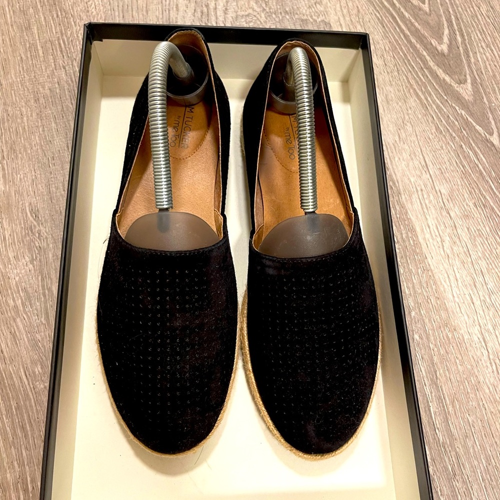 Adam Tucker suede Espadrilles size 8.5